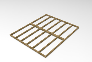 10x8 Shed Base Pressure Treated FSC® certified