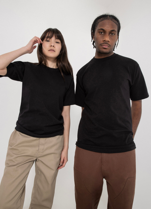 PROCLUB Heavy Weight Black T-Shirt
