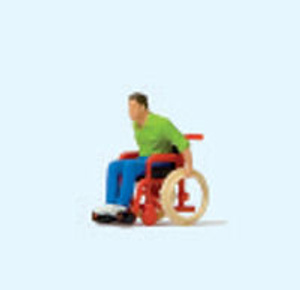Preiser 28164 Man in Wheelchair Figure HO