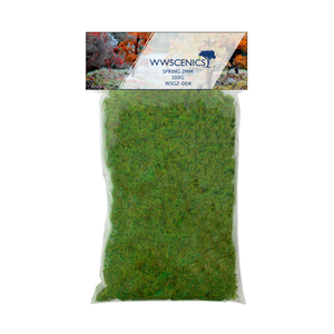 WWScenics Refill 1000m 2mm Spring Static Grass - 100g Model Rail Scenics G2-004