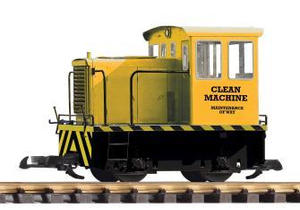Piko CleanMachine GE 25t Track Cleaning Loco (Battery Powered RC) PK38501 G Gauge