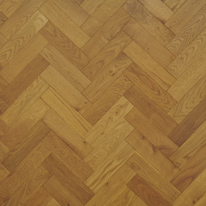 Carrara Luxe Golden Oak Herringbone Engineered Wood Flooring