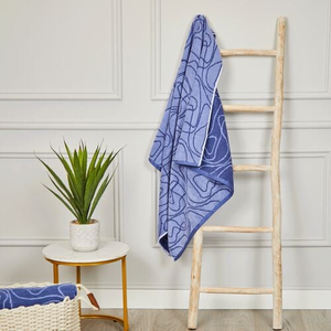 LUCIEN BLUE 70x130 Bath Towel