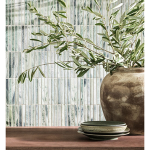 Seaspray Green Stacked Mosaic Wall Tile 29.8x30.5cm