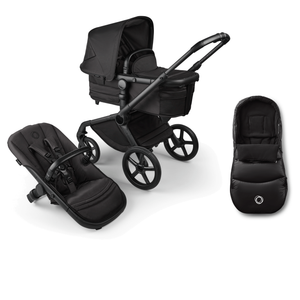 Bugaboo Fox 5 with Footmuff, Noir Limited Edition - Black Moonlight