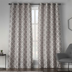 TONAL GEO GREY 90x90 Curtain