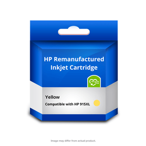 HP 915XL Generic Yellow Ink Cartridge – High Capacity, Firmware Safe