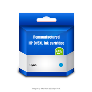 HP 915XL Generic Cyan Ink Cartridge – High Capacity, Firmware Safe