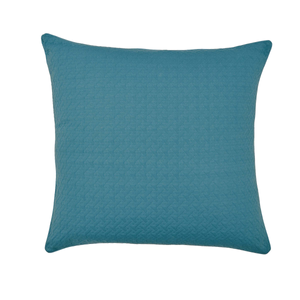 Matelasse Square Pillowcase, Blue