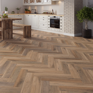Brescia Beachfront Oak Herringbone SPC Click Vinyl Flooring