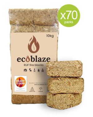 Ecoblaze RUF Fire Blocks - 24 Packs