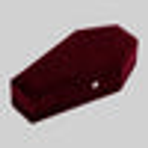 The Crimson Red Velvet Coffin Ring Case