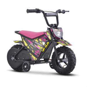 FunBikes MB250 250w 24v 6/6 43cm SLA Pink Electric Kids Mini Bike