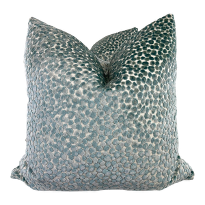 Kravet "Circulate" in Teal 22" Pillows-A Pair