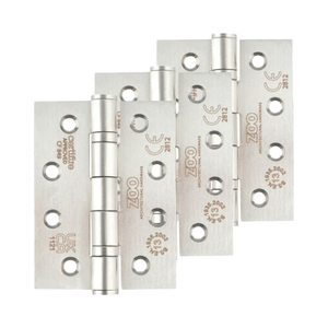 Zoo Grade 13 Ball Bearing Hinge SSS - Square (Pack of 3)