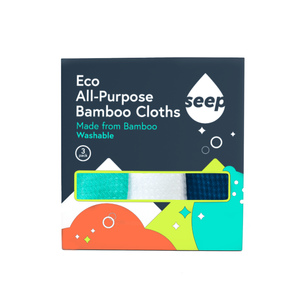 Seep All-Purpose Bamboo Cloths (3 Pack)