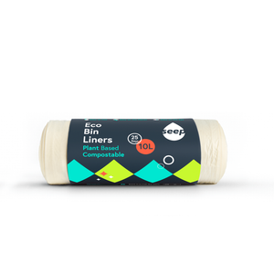 Seep Compostable Bin Liners 10L Small (Roll of 25 Bags)