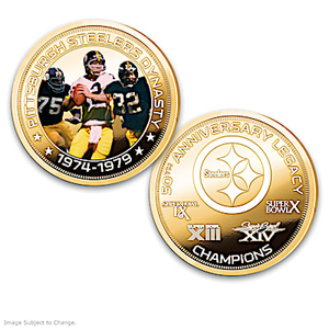 Pittsburgh Steelers 50th Anniversary Legacy Coin Collection