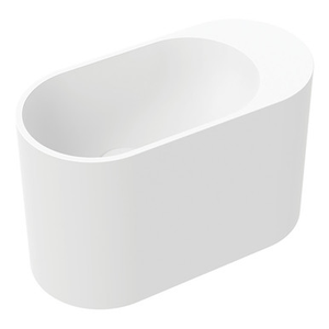 Ari Solid Surface Wall Basin Matte White NTH [298466]
