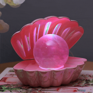 Cloud Pearl Shell Lamp Pink
