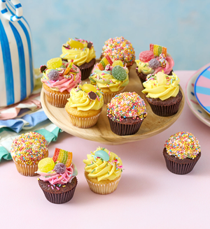 Rainbow Mini Cupcake Box