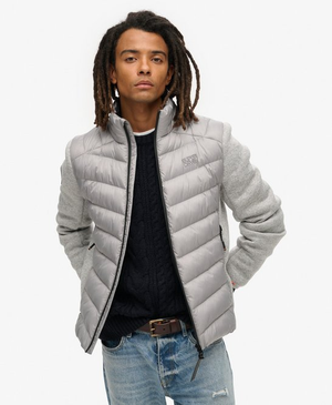 Gebreide Hybrid Storm jas met wattering