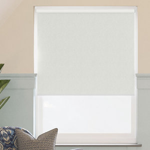 Nairn (Blackout), Soft White - Roller Blind