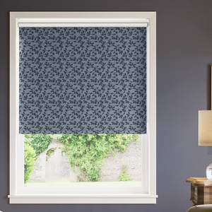 Oak Leaves, Midnight - Twist&Fit Roller Blind