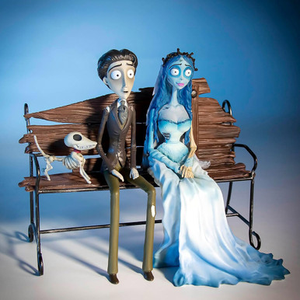 Corpse Bride Victor and Emily 25th Anniversary 1:10 Scale Figure Set