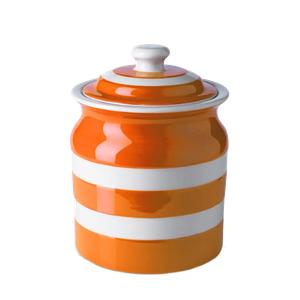 Cornish Orange Storage Jar 168cl