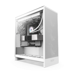 NZXT H7 Flow (2024) White Mid Tower Case - CM-H72FW-01