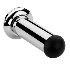 Projection Door Stop 77 mm Polished Chrome Plate