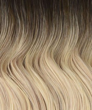 #Iced Coffee Balayage Genius Butterfly Weft Hair Extensions