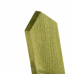 0.9m x 75x19mm Point Top Picket Pale - Pressure Treated Green/Natural