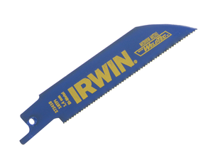 IRWIN IRW10504148 418R 100mm 18 TPI Sabre Saw Blade Metal Cutting Pack of 5