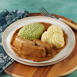 Purée Vegetarian Sausage & Mash