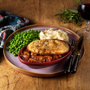 Vegetable & Red Wine Pie