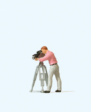Preiser 28086 Camera Man Figure HO