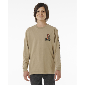 Rip Curl Kids Search Stack T-Shirt - 16 Yrs / Sand Dune