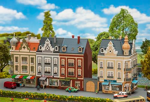 Faller Beethovenstrasse Row of Shops Building Kit III N Gauge 232385