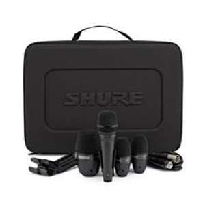 Shure PGADRUMKIT4 Drum Microphone Kit, 4 Piece
