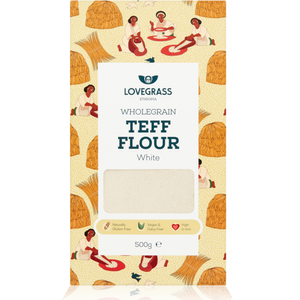 Gluten Free White Teff Flour (Lovegrass Ethiopia) 500g