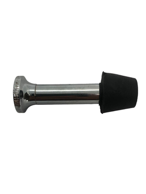Spring Projection Wall/Skirting Mount Door Stop - Chrome - 63mm - Hardware Solutions
