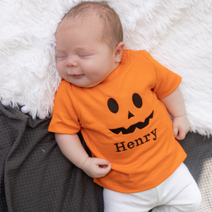Orange Halloween Pumpkin T-Shirt