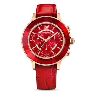 Swarovski Octea Lux Chrono Ladies Red Watch