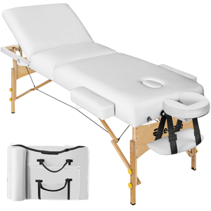 Lettino da massaggio a 3 zone Somwang con  7,5 cm di imbottitura e supporto in legno
