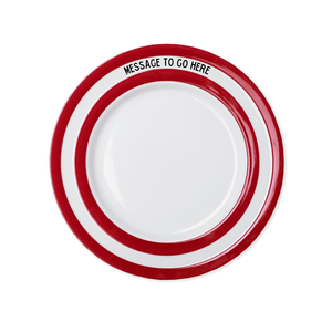Personalise a Main Plate (Cornish Red)