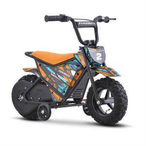FunBikes MB250 250w 24v 6/6 43cm SLA Orange Electric Kids Mini Bike