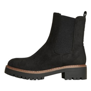 Brave Soul Womens Sam Chelsea Boots Black