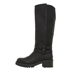 Brave Soul Womens Nora Knee High Boots Black